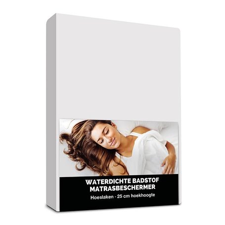 Molton Hoeslaken Badstof Waterdicht - Standaard matras