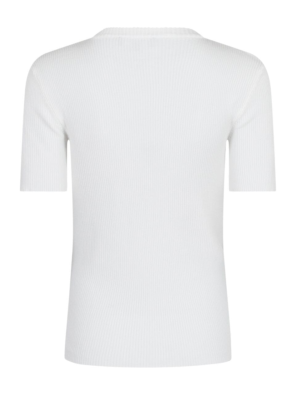 Valentin Studio Gold Button Knit T-shirt off white