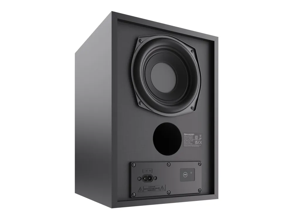 Sharp HT-SBW202 - Lydbarsystem - til hjemmebiograf - 2.1-kanal - trådløs - Bluetooth - sort