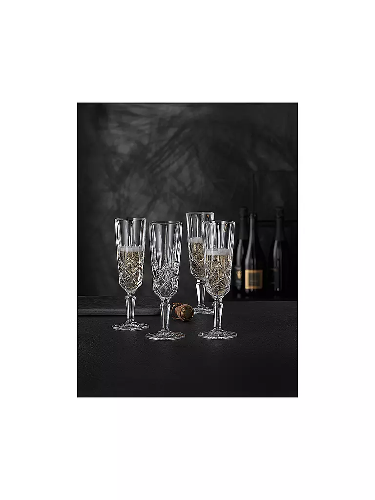 NACHTMANN Champagnerglas 4er Set NOBLESSE 155ml transparent