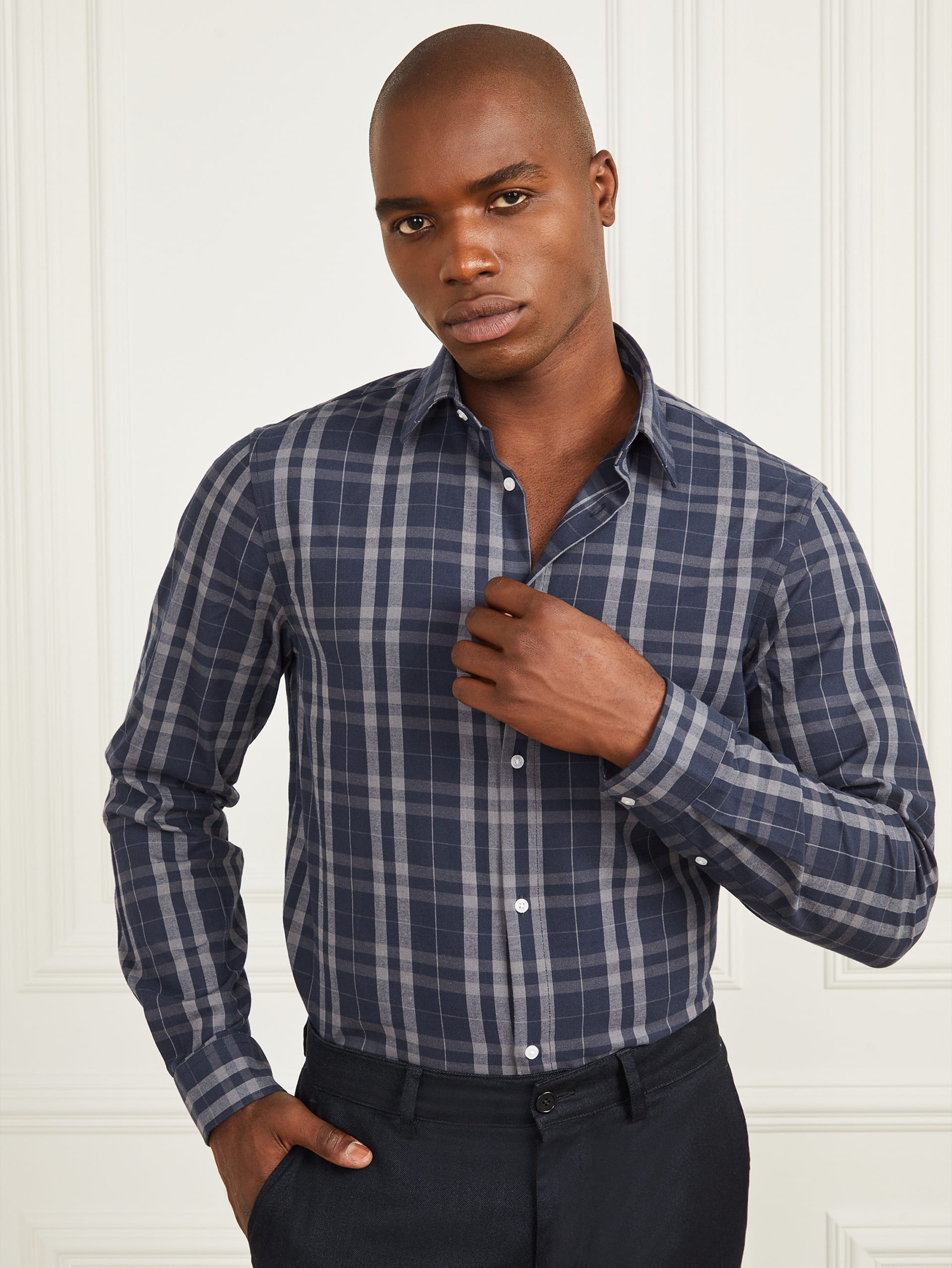 Camisa Joe com Punho Entalhado