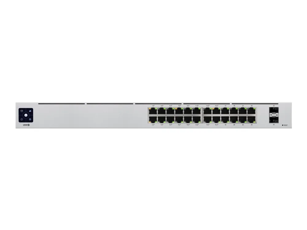 Ubiquiti UniFi Switch USW-24-POE - Switch - Administreret - 24 x 10/100/1000 (16 PoE )   2 x Gigabit SFP - desktop, monterbar på stativ - PoE  (95 W)