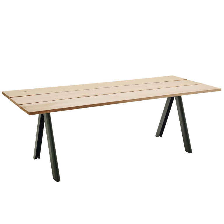 Fritz Hansen Overlap tuintafel 220x90 Hunter Green
