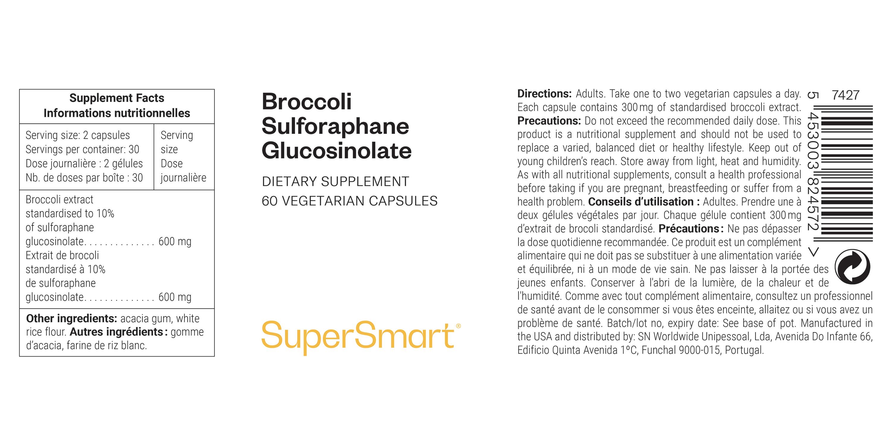 Brokkoli-Sulforaphan-Glucosinolat - SuperSmart