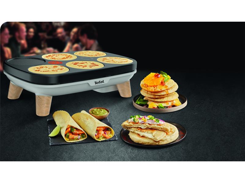 Tefal Crêpe Maker Crêpière Gourmet PY900D Crêpière mit umfangreichem Zubehör