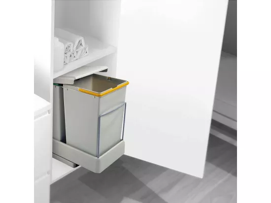 Poubelle de recyclage extraction automatique 2 conteneurs de 14 litres
