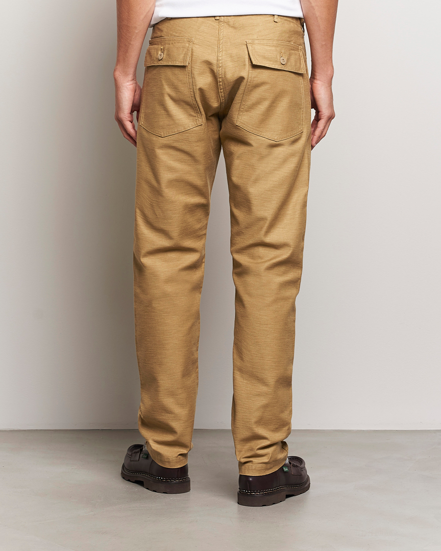 orSlow Slim Fit Original Sateen Fatigue Pants Khaki