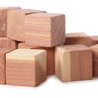 Lot de 16 cubes antimites en cèdre naturel Oregon