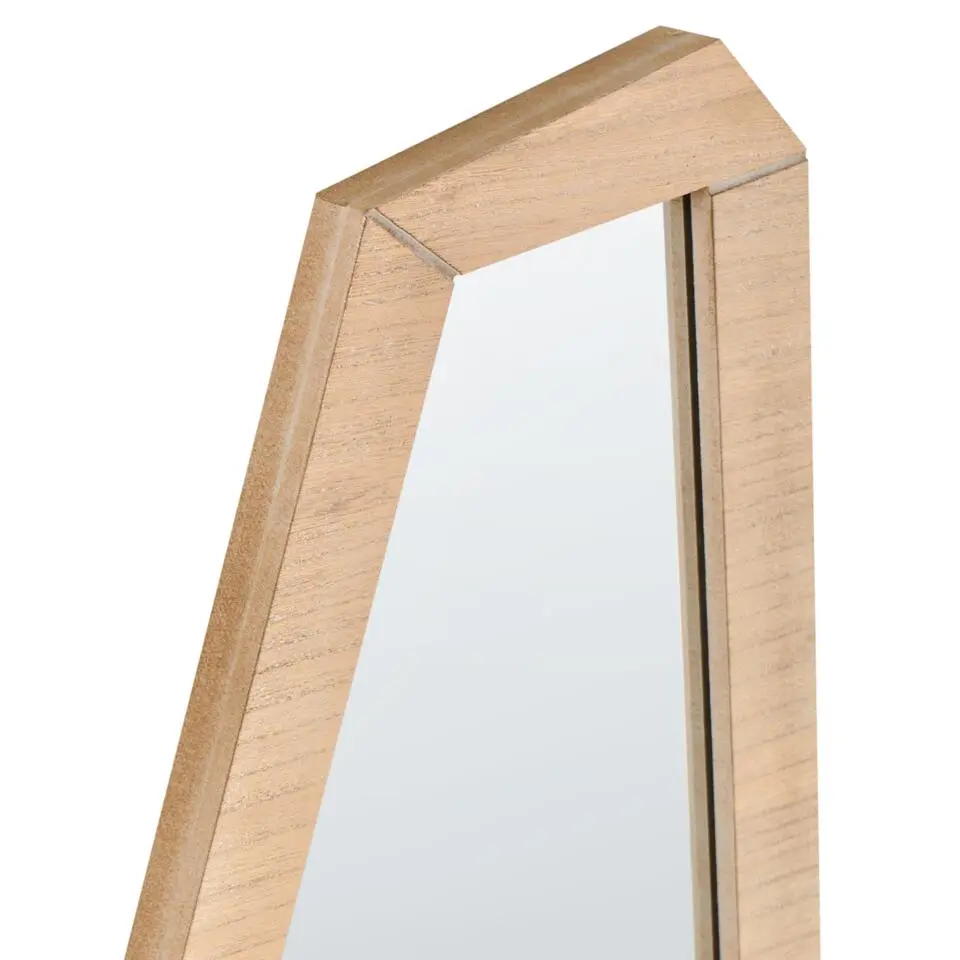 CHANU - Wandspiegel - Lichtbruin - Hout