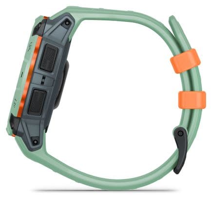 Montre GPS Garmin Instinct 3 AMOLED - 45 mm Vert Neotropic avec Bracelet en Silicone Vert Neotropic