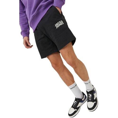 Jack & Jones - JPSTNEWSOFT SWEAT SHORTS BEX SN Negro