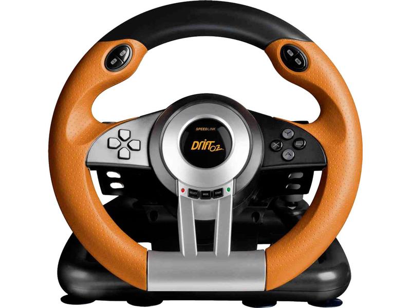 Speedlink Lenkrad DRIFT O.Z. Schwarz Gaming-Lenkrad für den PC