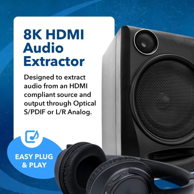 NÖRDIC 8K HDMI 2.1 ARC Extractor