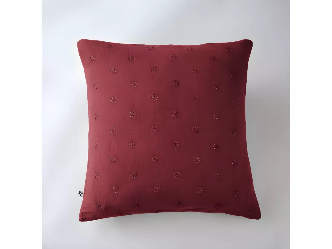 Taie d'oreiller Brodée Déco