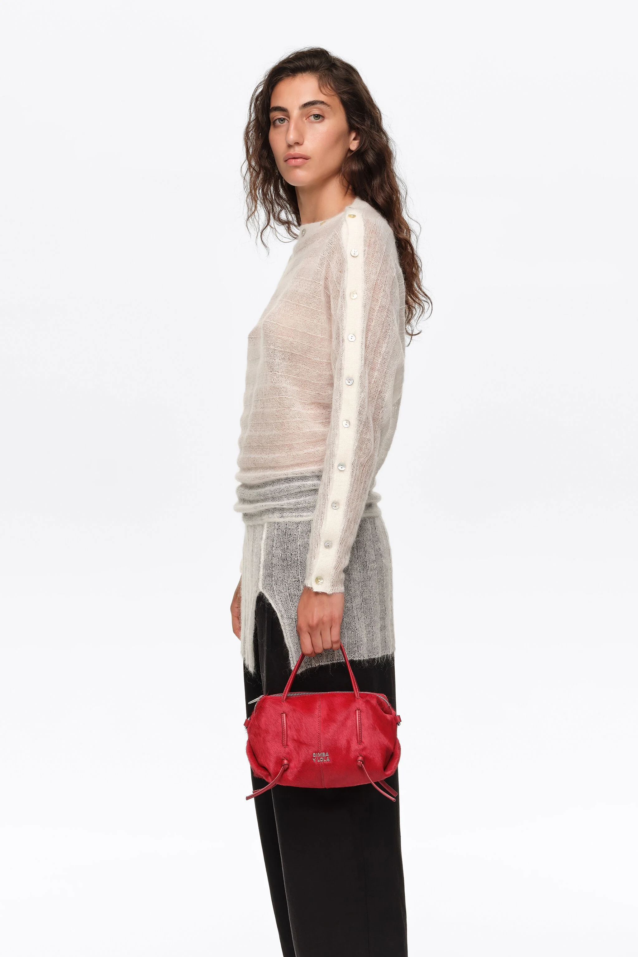 Bolsa Lolita Mini de Pele de Lava