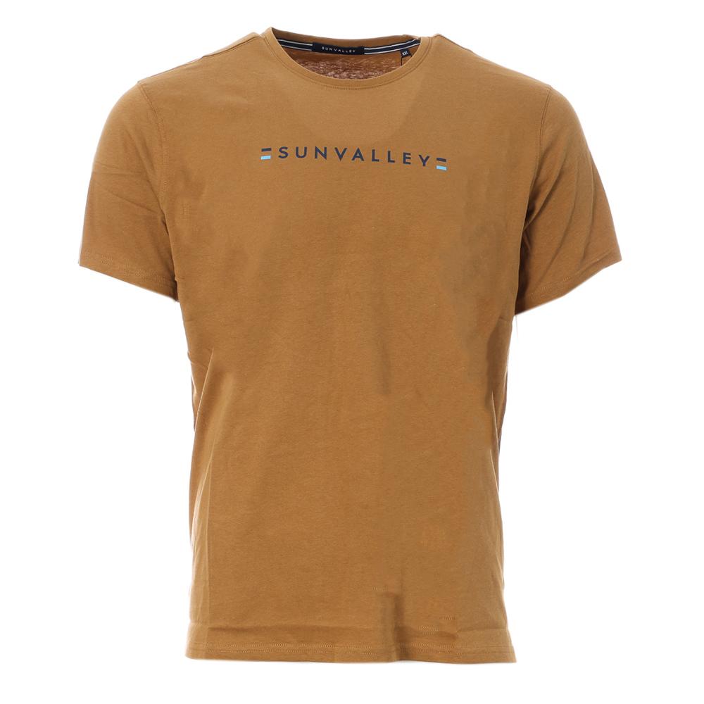 Sun Valley T-shirt Camel Homme Sun Valley Codrep