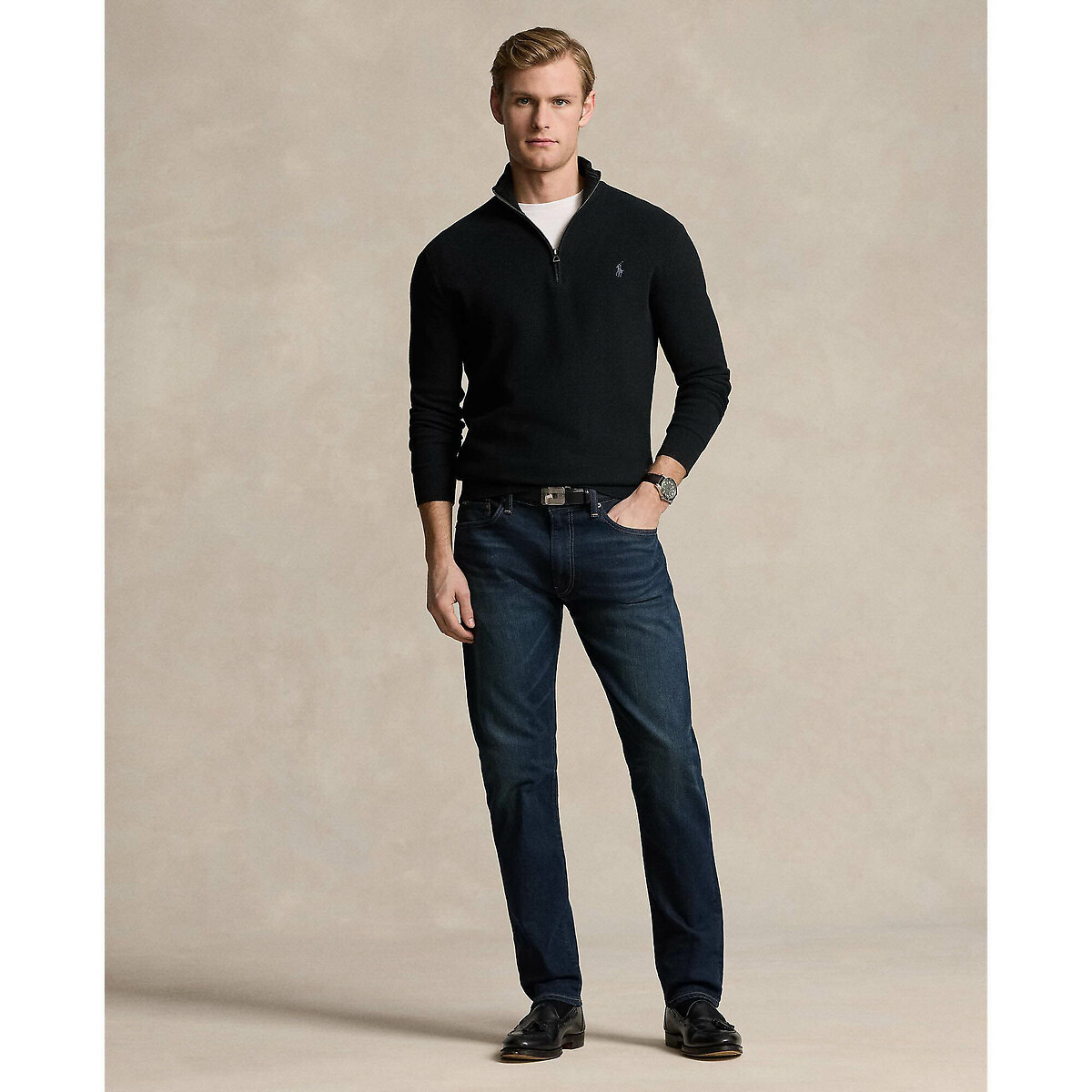 POLO RALPH LAUREN<br>Suéter com gola de marinheiro