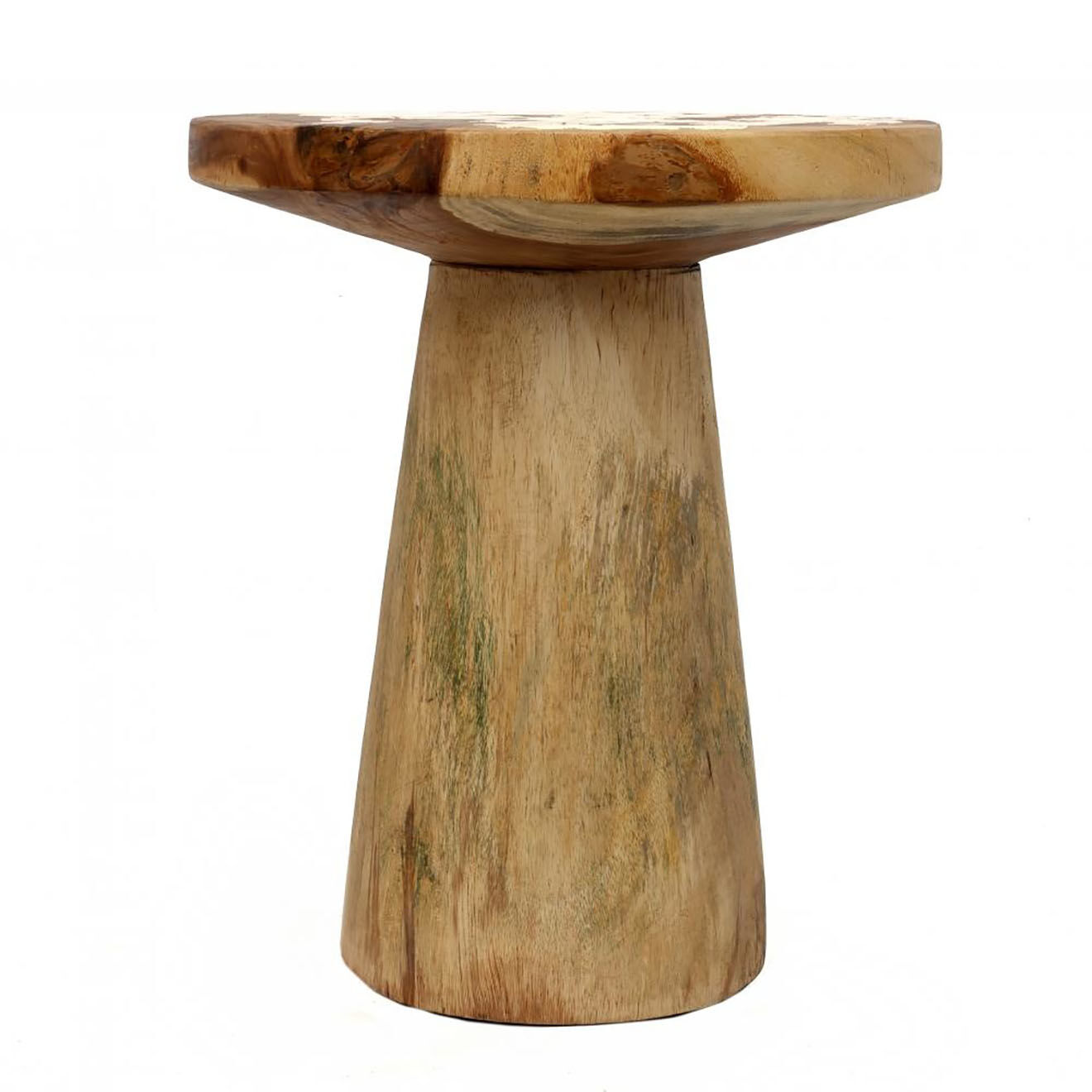 Bazar Bizar Table d'appoint Timber naturel - 50x50x57 cm