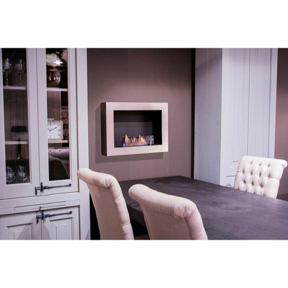 Cheminee murale au bioethanol xaralyn bv rubyfires serra