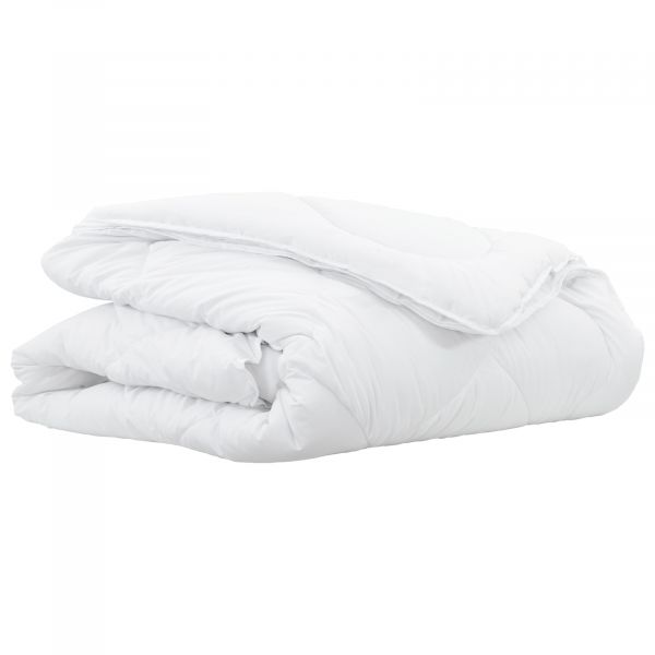 vidaXL Edredão Branco 140 x 200 cm Microfibra - 3343327173