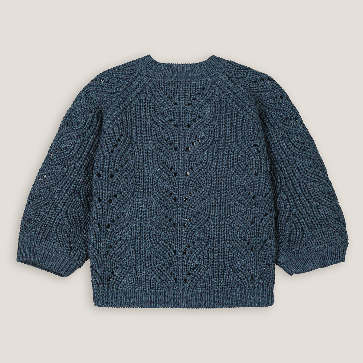COLEÇÕES LA REDOUTE<br>Colete de malha grossa com bordado
