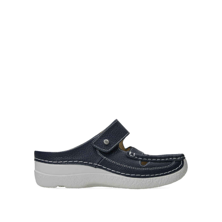 Wolky 00623471 Roll Talaria Floater leather blue summer