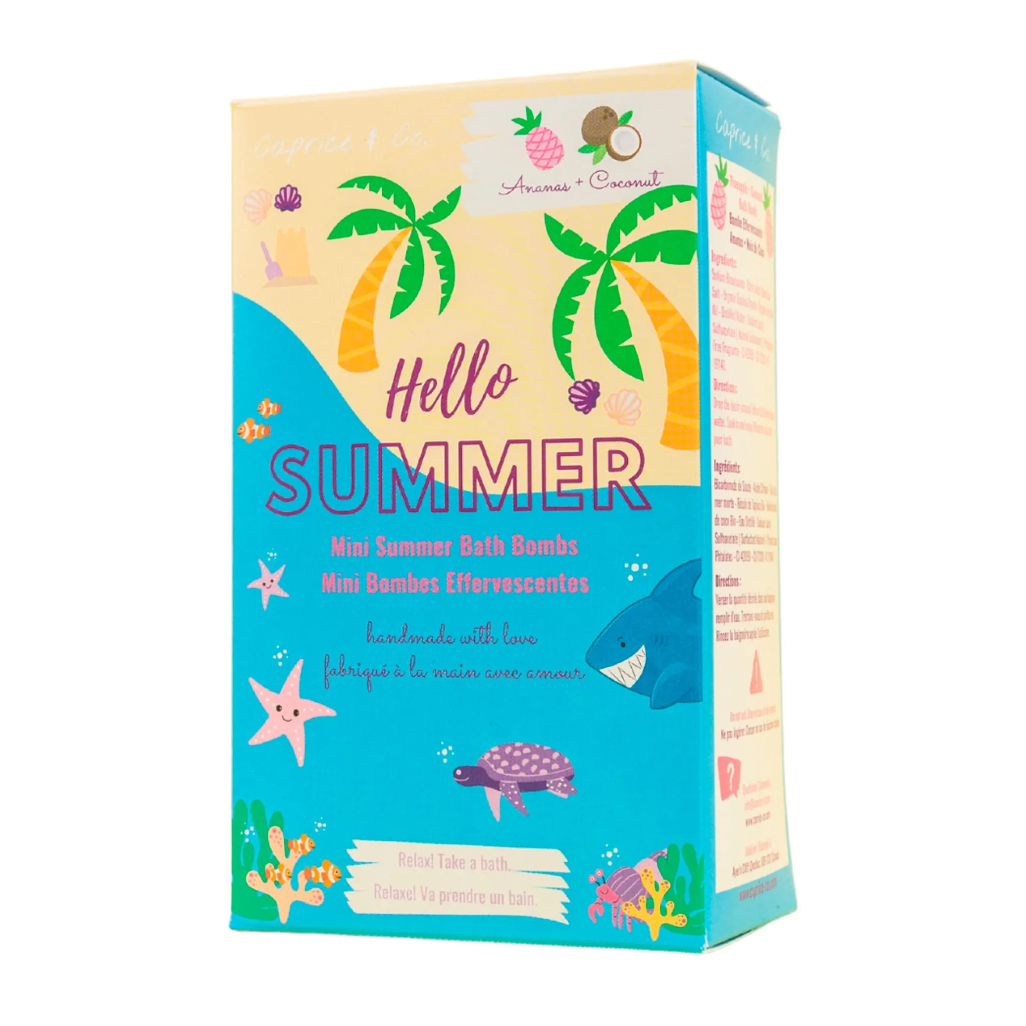 Caprice & Co Ensemble de Mini Bombes de Bain - Hello Summer