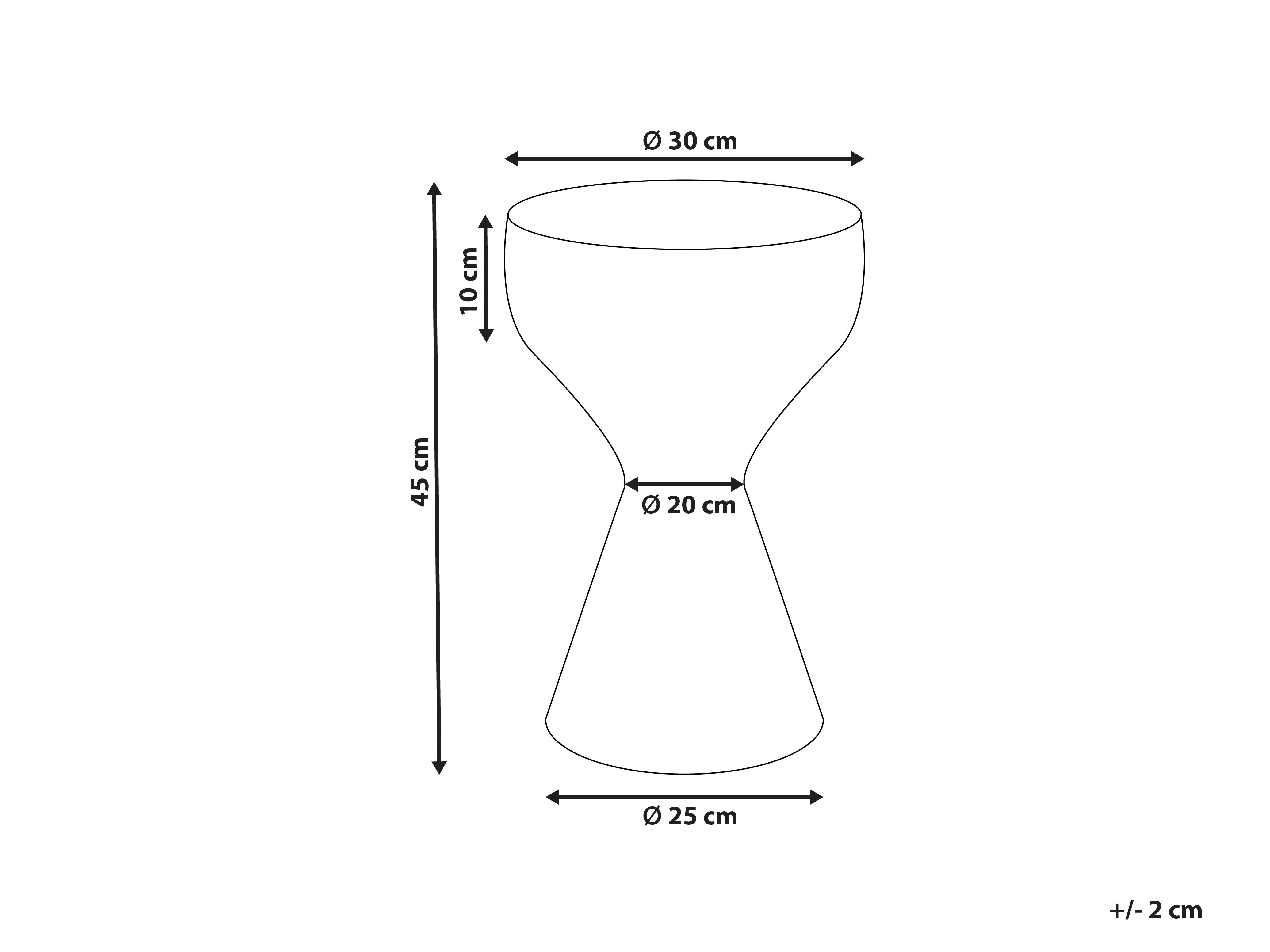 Bijzettafel TIBITO Metaal Zwart