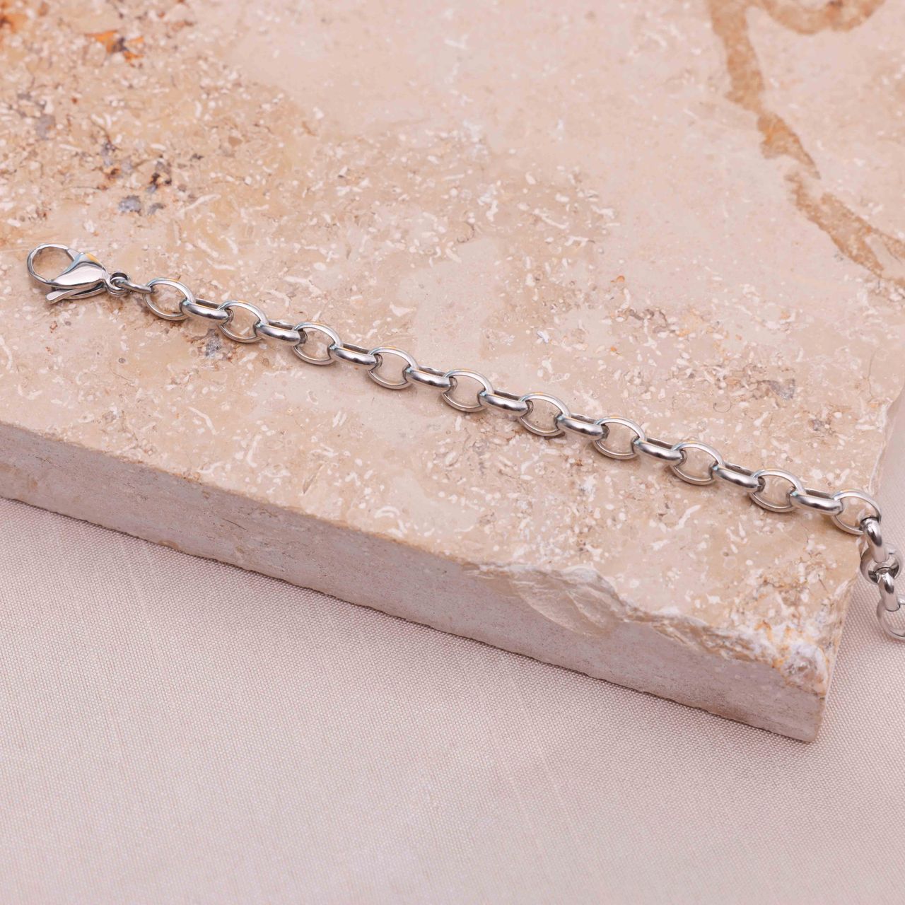 Gerecycled stalen armband Valerie