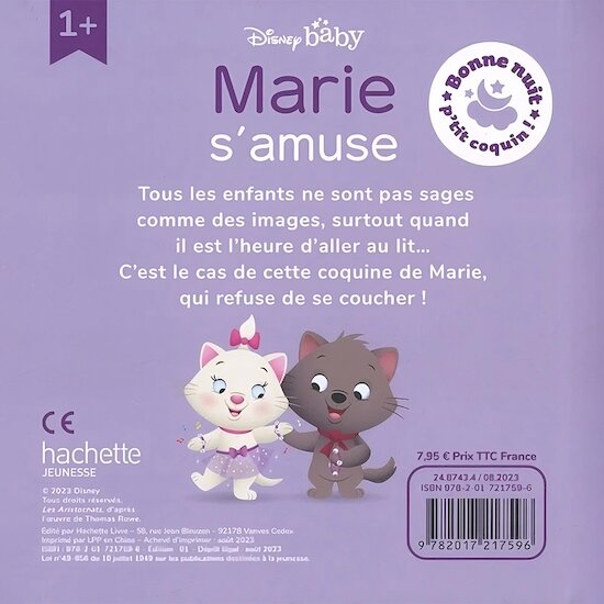 Marie s'amuse   de               Hachette Jeunesse Disney