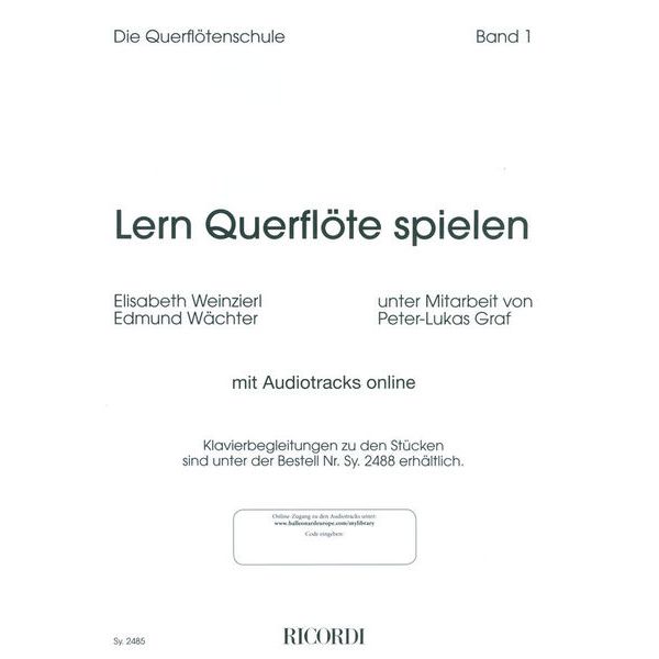 Ricordi Lern Querflöte Spielen Band 1