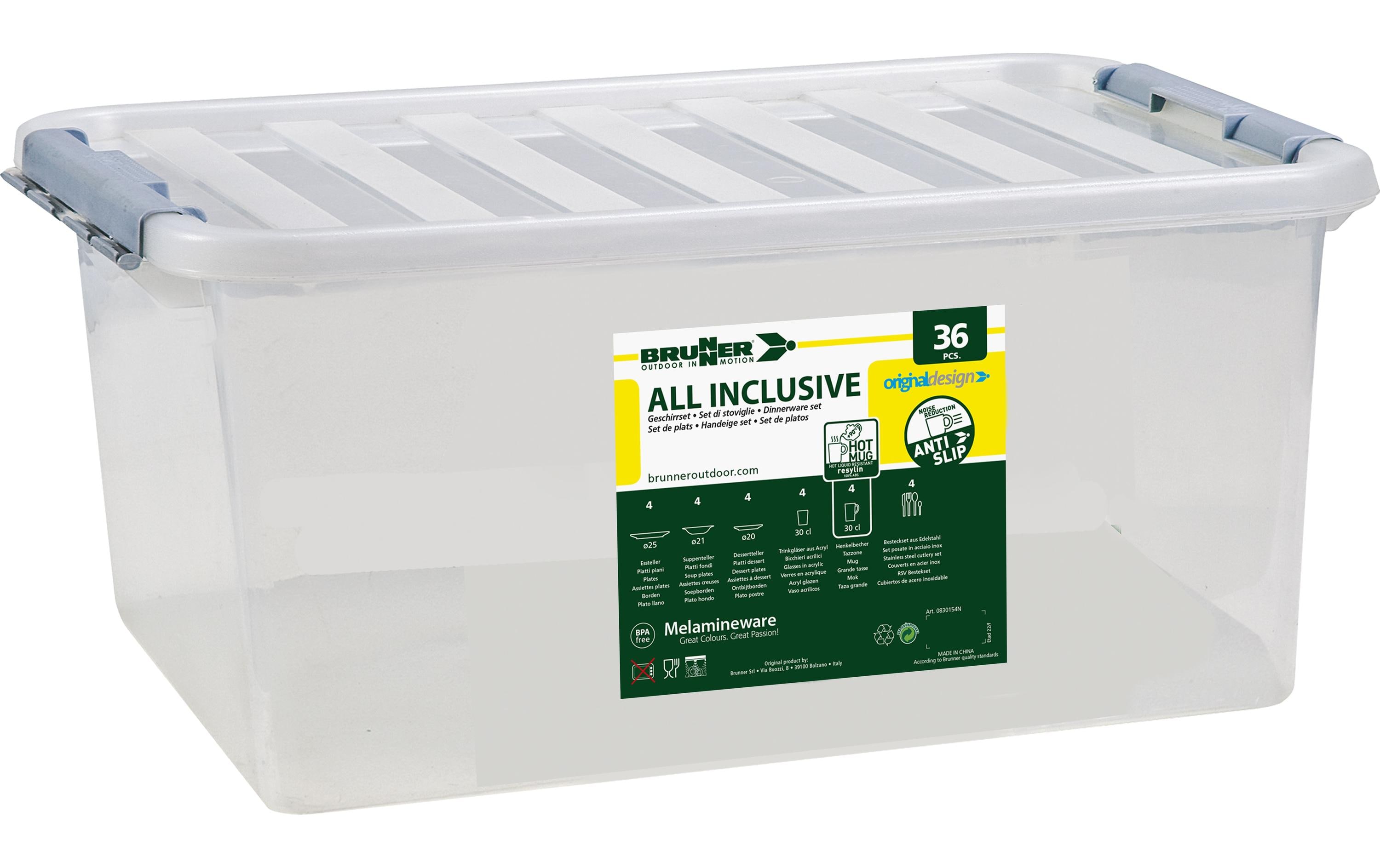 Outdoor-Geschirrset All inclusive Tuscany<br>36-teiliges Geschirr- und Besteckset