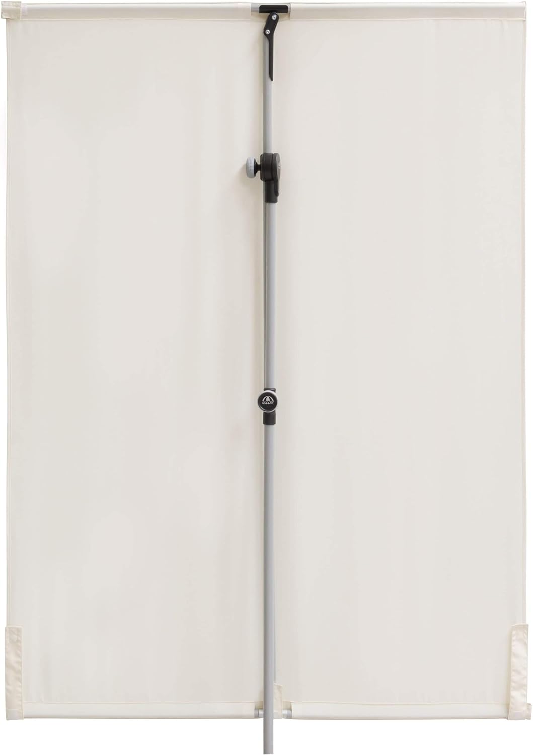 Doppler Active Balkonblende – Rechteckiger Sonnenschirm ideal für den Balkon –Plus Sichtschutz – 180x130 cm