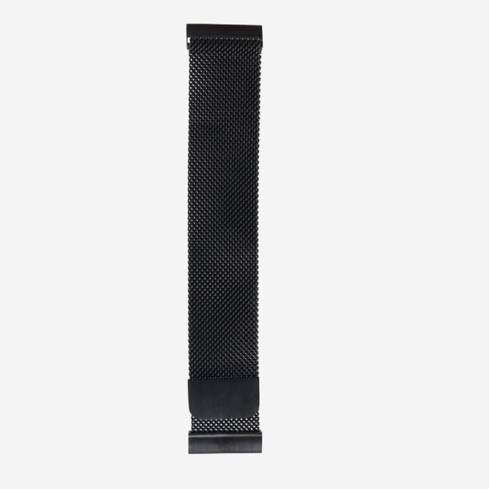 Elevate Unisex Tilbehør til ure/armbånd Watch Band for Forerunner 22mm (Stainless Steel) Sort
