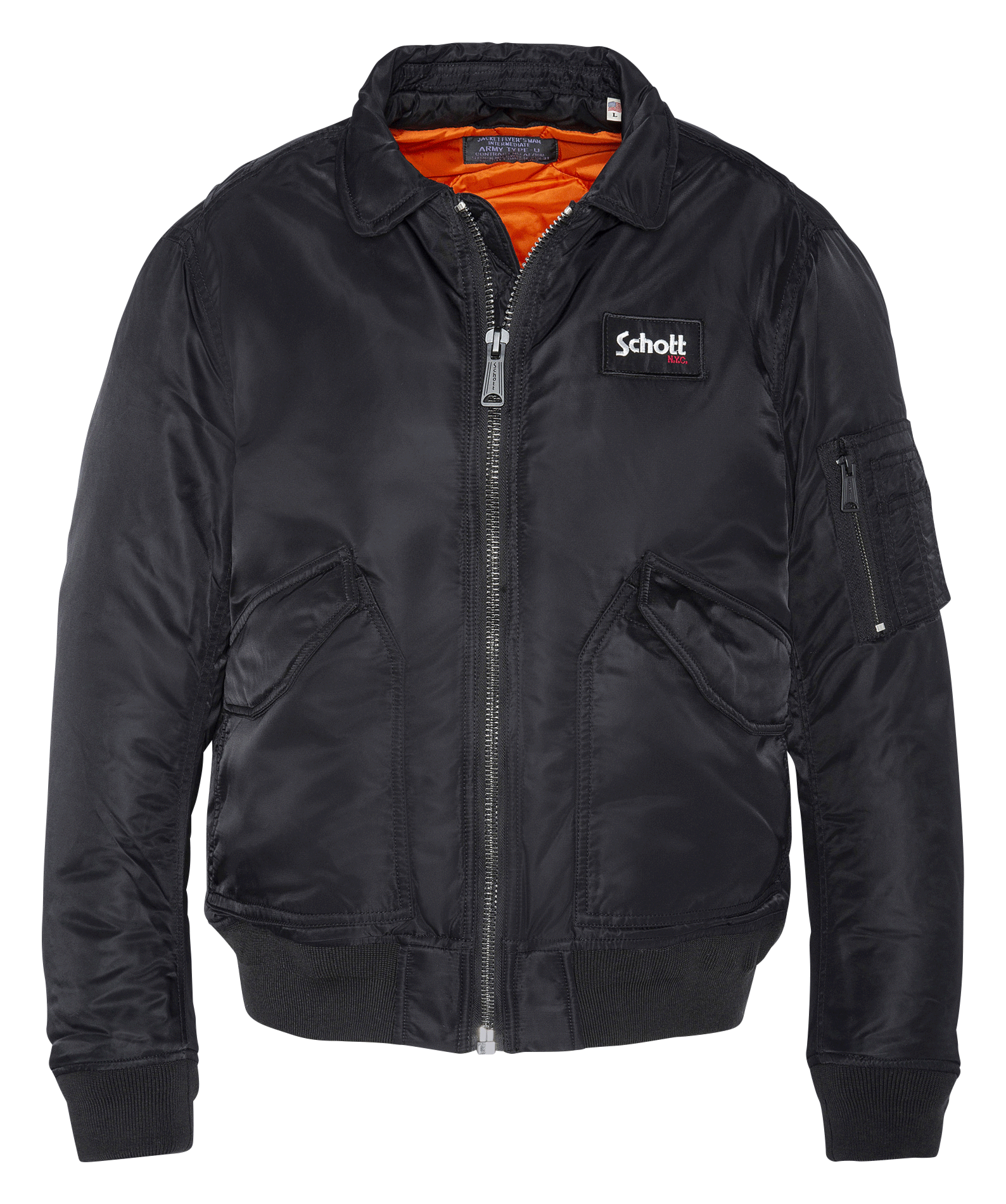 Blouson col classique | Noir