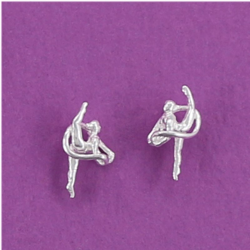 Boucles d'oreilles gymnatsique GR EXPRESSION corde - Argent massif