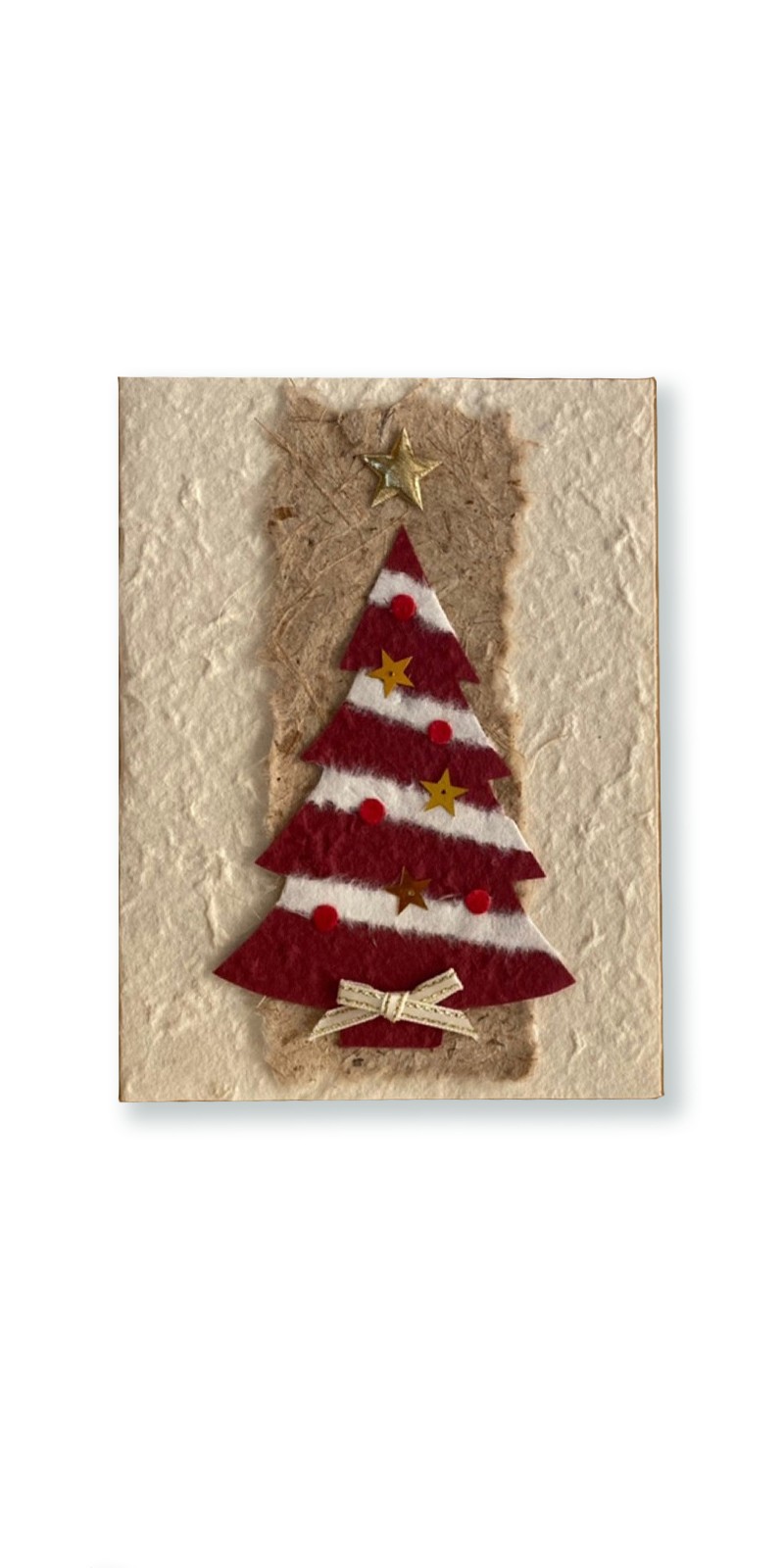 Grußkarte Weihnachtsbaum, rot, T 17 cm, B 12 cm günstig bestellen