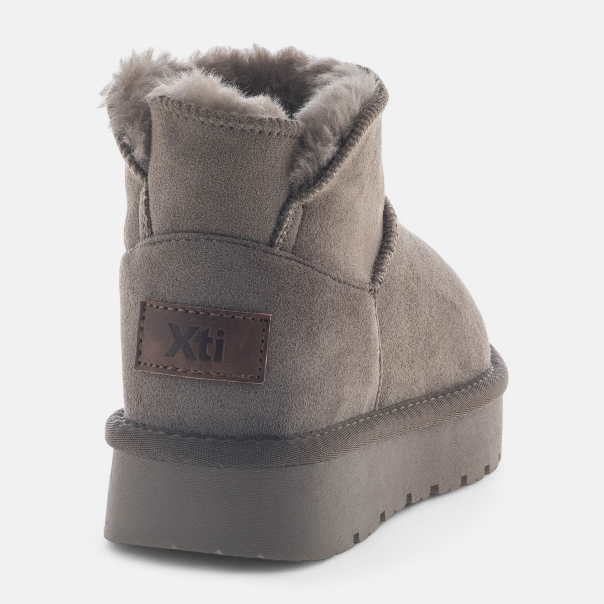 Bottines Fille taupe