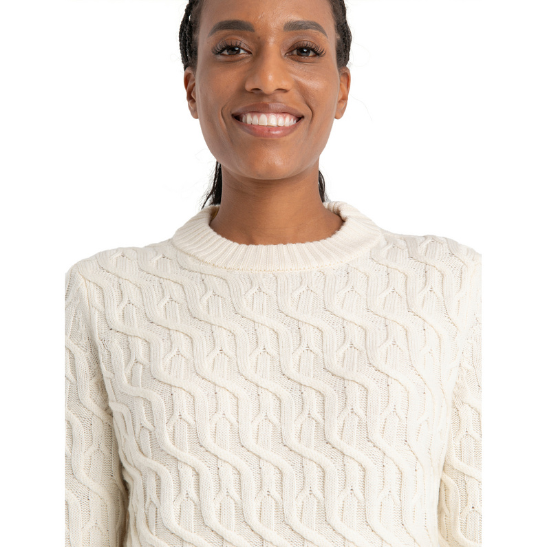 Icebreaker Damen Cable Knit Crewe Pullover