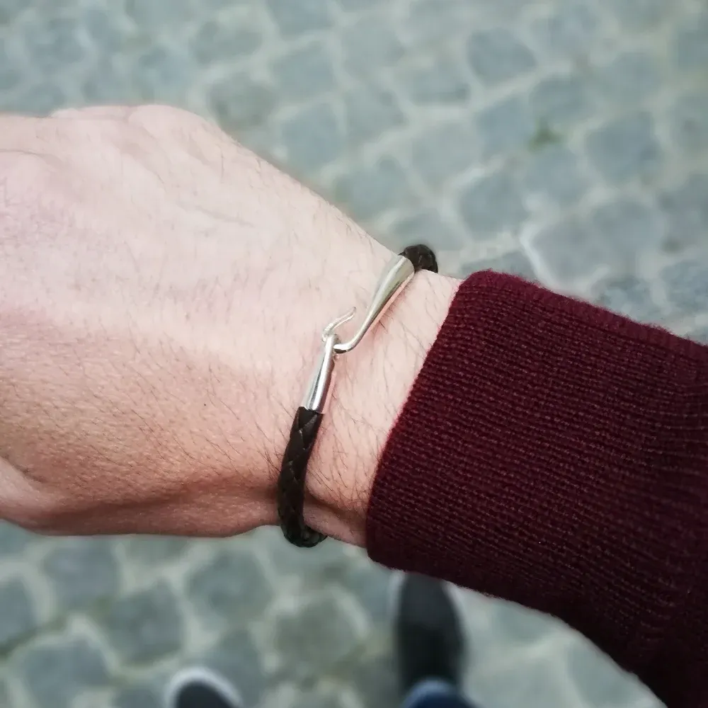 Bracelet Cuir Tressé Orner