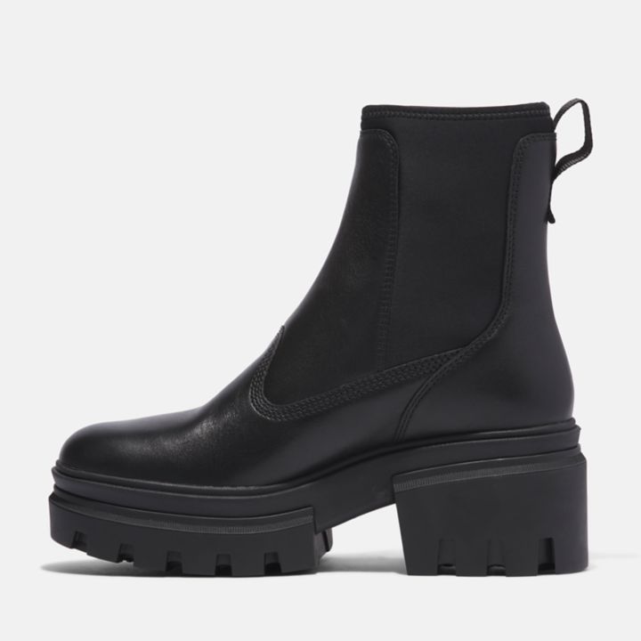 Bota Chelsea Everleigh Feminina na cor Preta