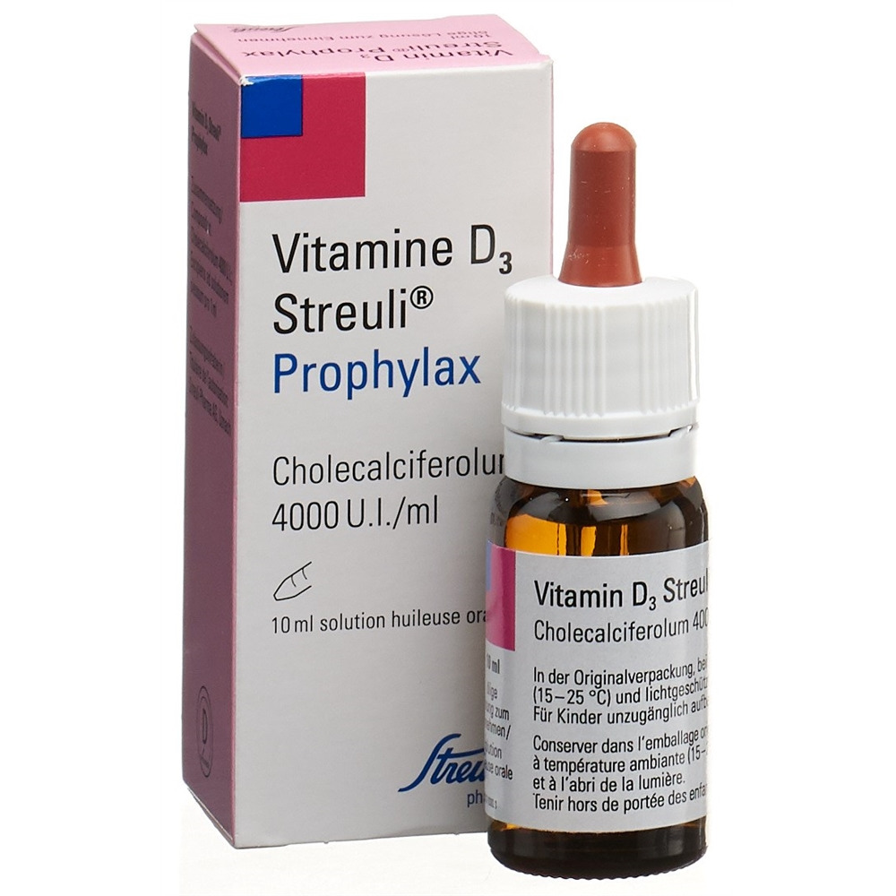 VITAMINE D3 Streuli Lös 4000 IE/ml Prophylax Lösung zum Einnehmen Fl 10 ml
