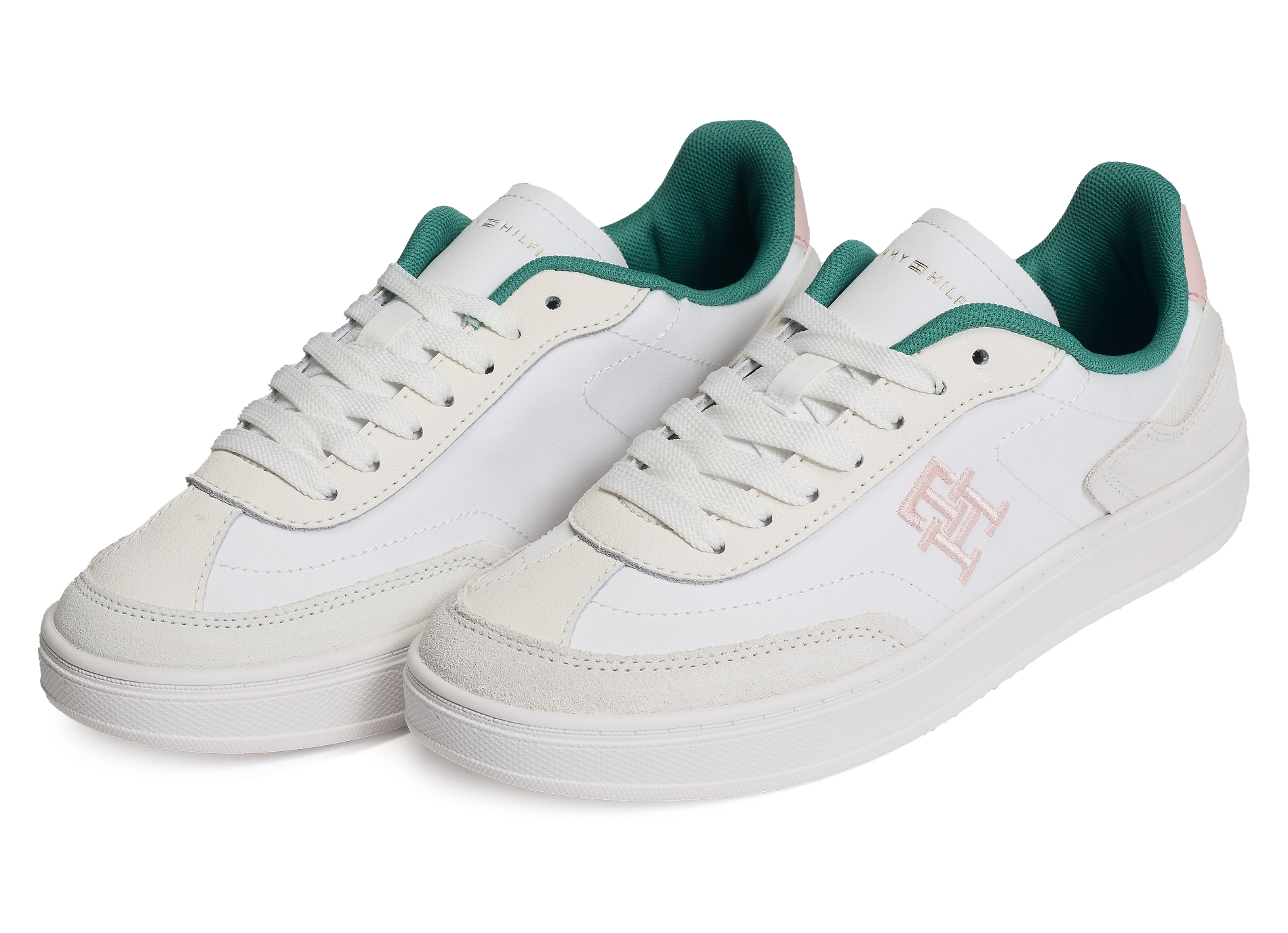 Th heritage court sneaker 7889 blanc vert