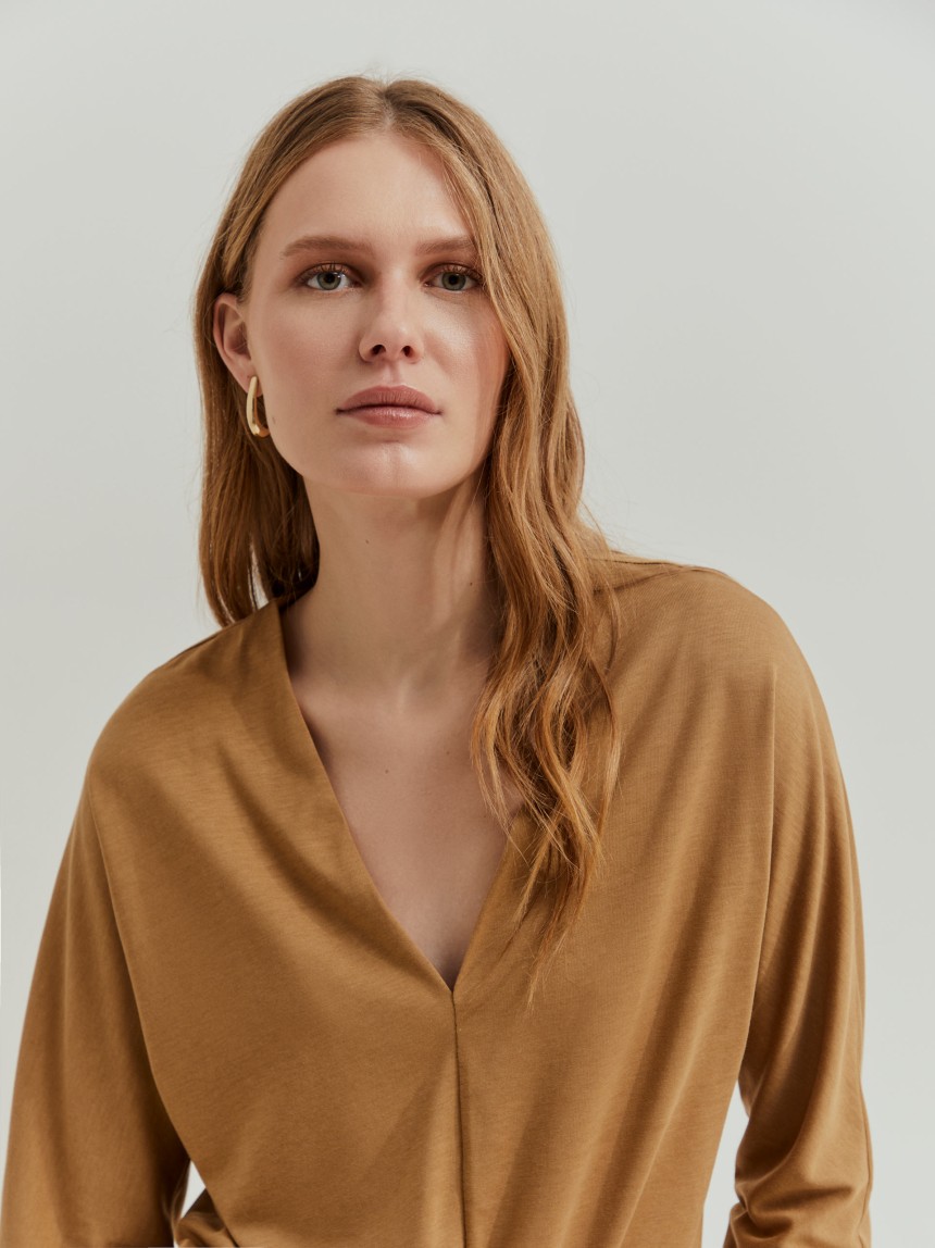 Camisola com liocel e algodão