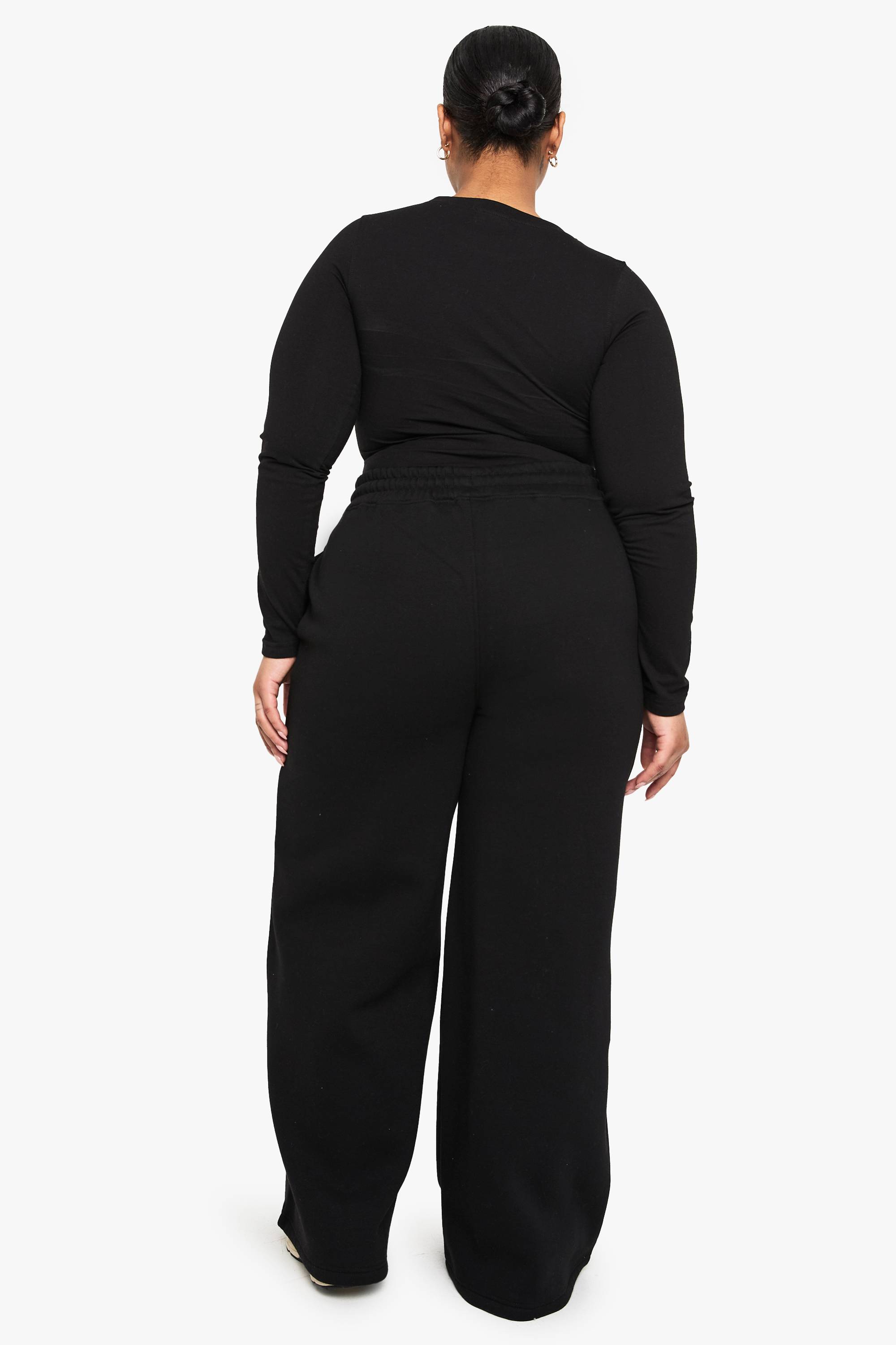 boohoo JOGGERS PLUS-SIZE À JAMBES LARGES