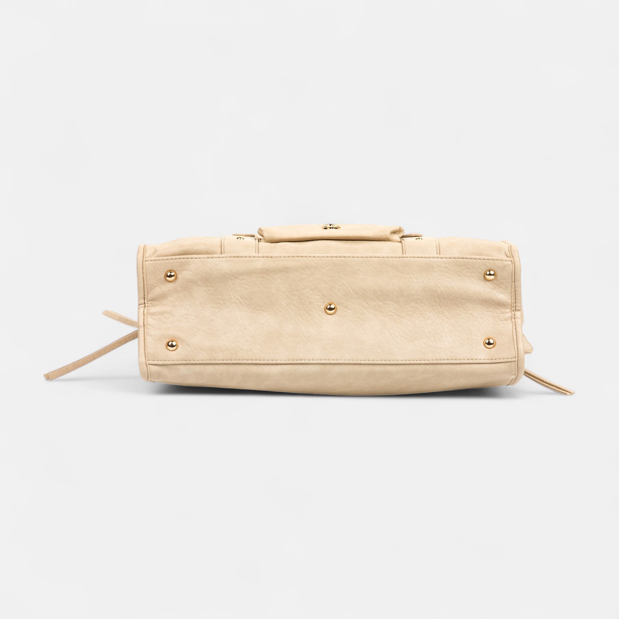 Sac de shopping beige