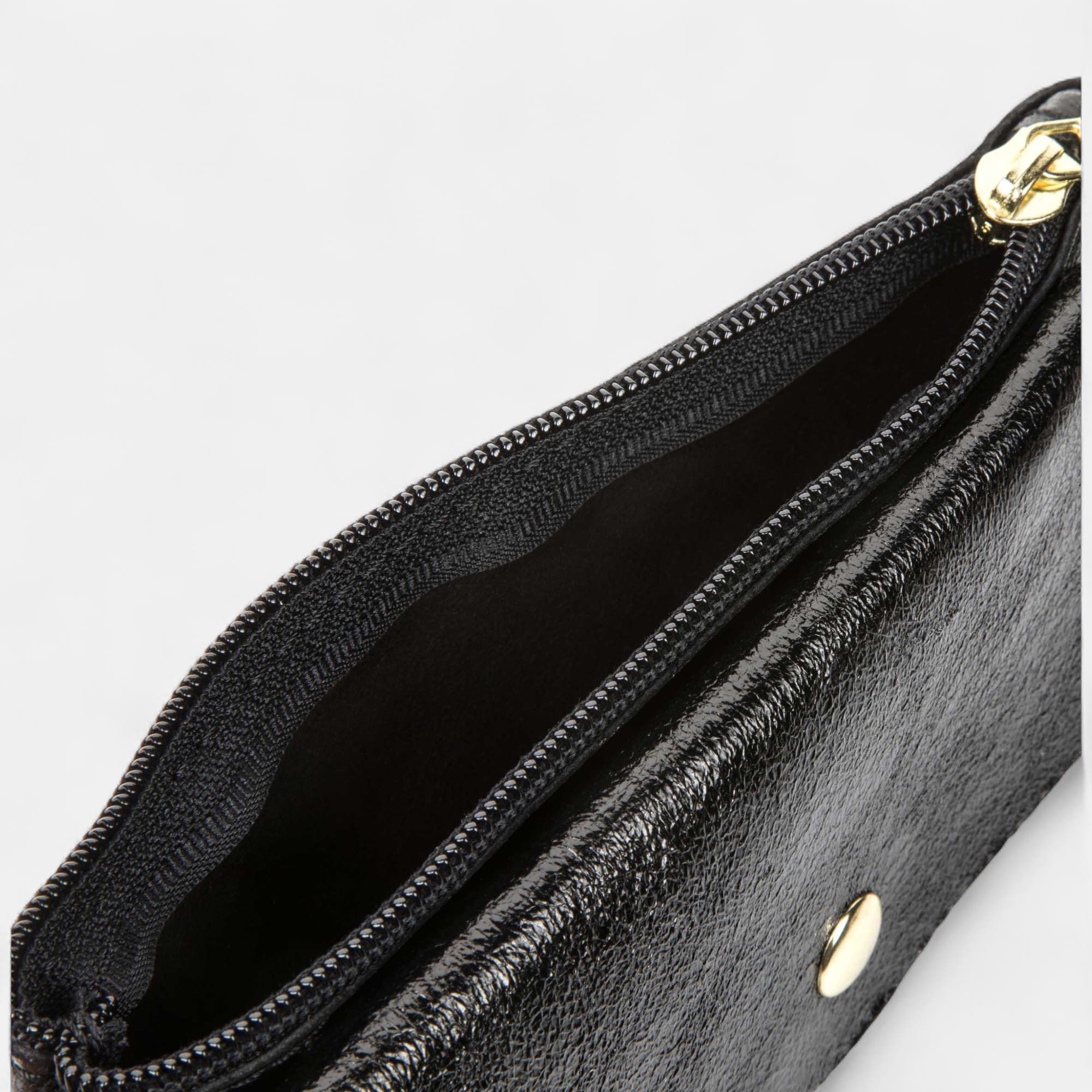 Petite maroquinerie en cuir noir