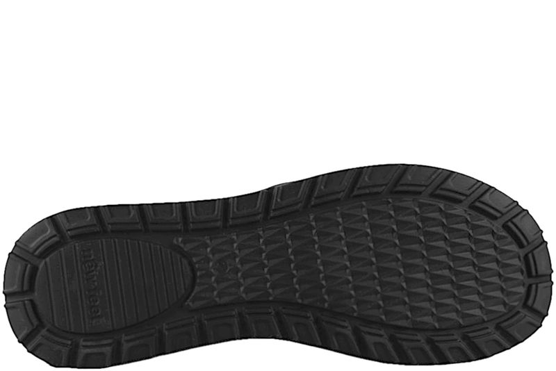 NEW FEET MØRKEBRUN SKO I PRÆGET SKIND