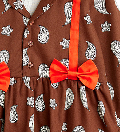 Mini Rodini Kleid - Paisley Aop - Brown