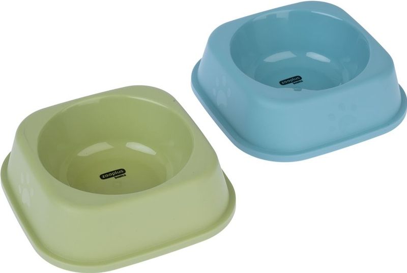 zooplus Basics kattenbakjes vierkant 2x300ml kat